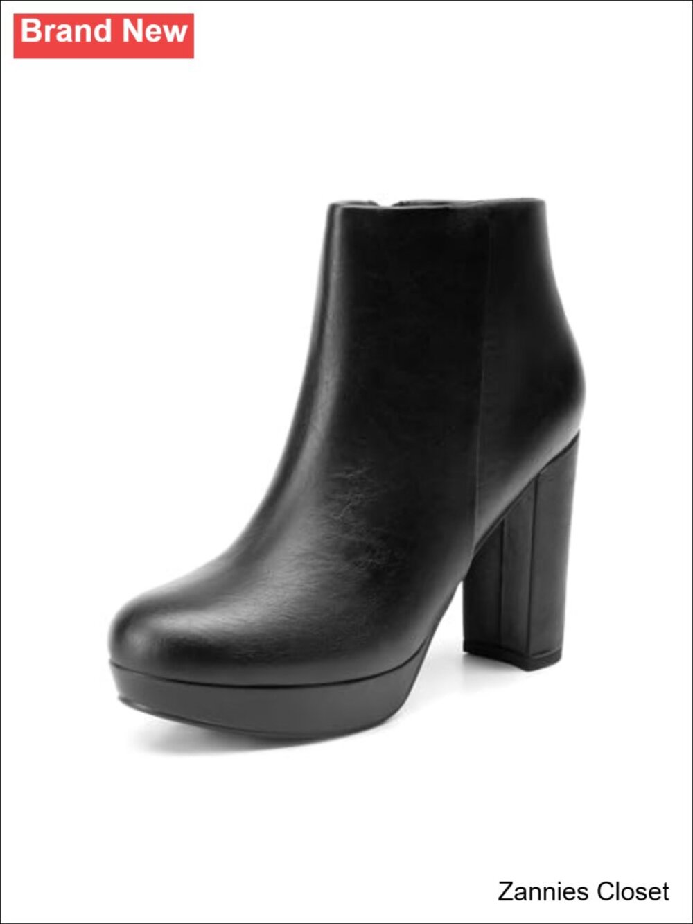 ✨ DREAM PAIRS Women's Stomp Platform High Heel Ankle Boots Chunky Block Heel